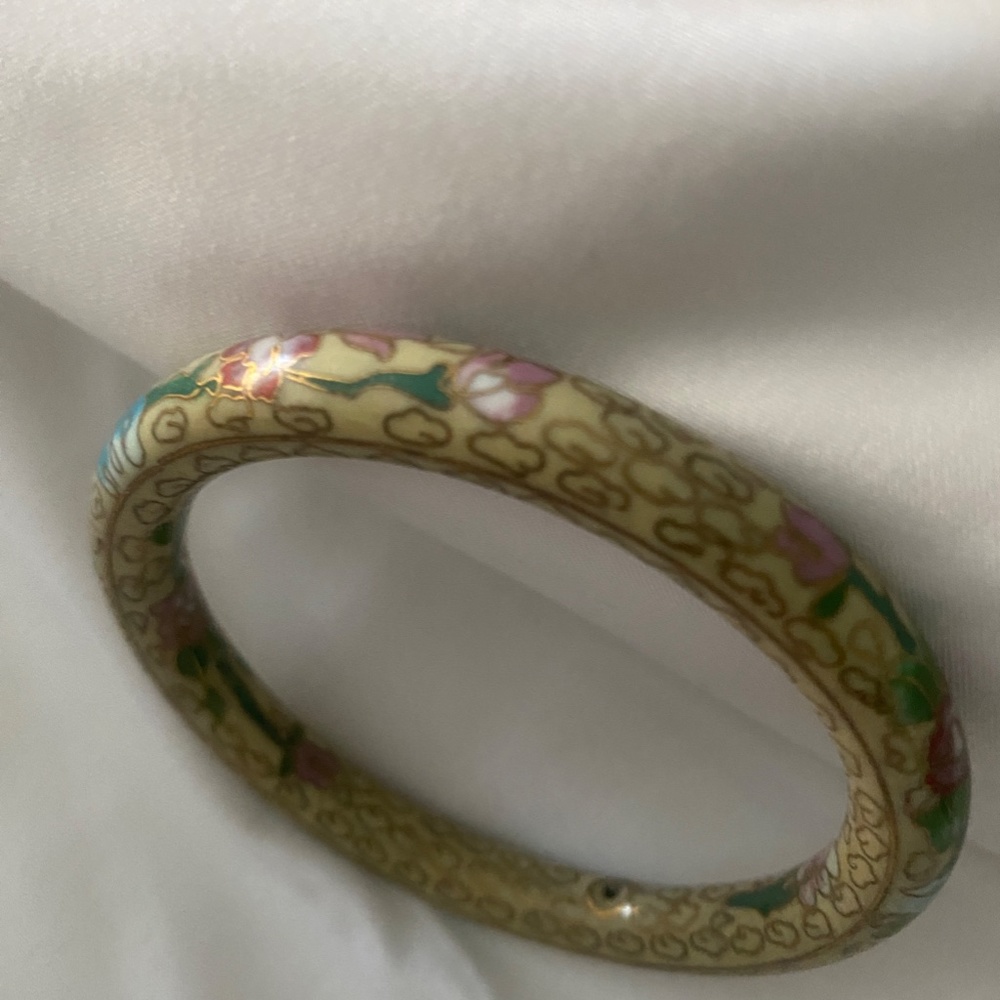 Cloisonn Bangle Bracelets - image 2